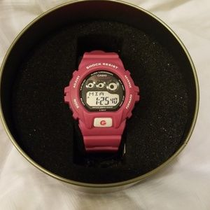 G shock pink watch